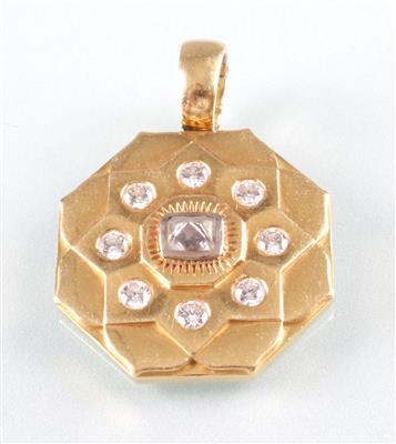 Brillant Diamantanhänger - Kunst, Antiquitäten und Schmuck