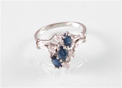 Brillant Saphir (Damen) ring - Umění, starožitnosti a šperky