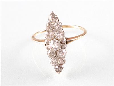 Diamant (Damen) ring - Art, antiques and jewellery