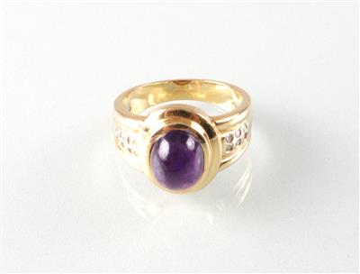Brillant Schmuckstein (Damen) ring - Umění, starožitnosti a šperky