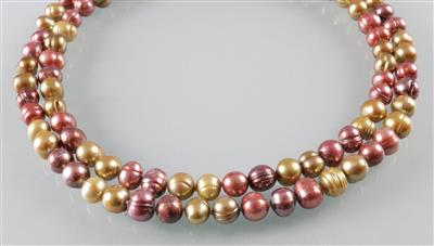 Halskette aus Süsswasserkulturperlen - Art, antiques and jewellery