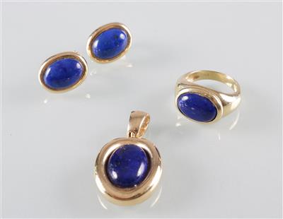 Lapislazuli Schmuckgarnitur - Art, antiques and jewellery