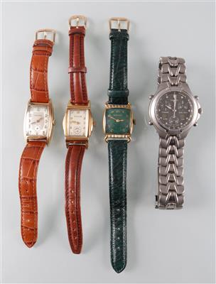 4 Armbanduhren - Arte, antiquariato e gioielli