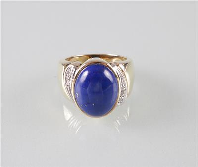 Brillant Lapislazuli Ring - Umění, starožitnosti a šperky