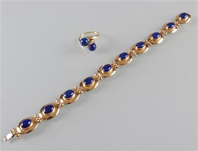 Lapislazuli Schmuckset - Art, antiques and jewellery