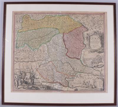 Landkarte Kupferstich - Kunst, Antiquitäten und Schmuck