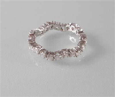 Memoryring mit Brillanten 0,8 ct - Kunst, Antiquitäten und Schmuck