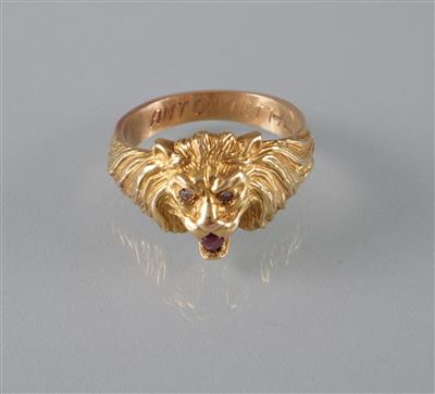 Rubin Brillant Ring - Arte, antiquariato e gioielli