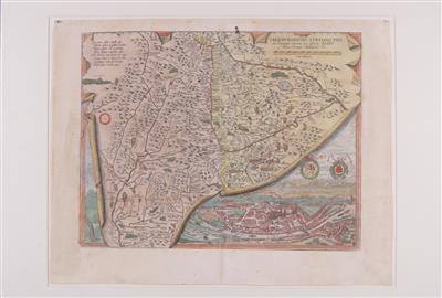 Landkarte Salzburg mit Teilen Kärntens - Arte, antiquariato e gioielli