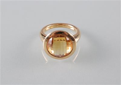 Citrin (Damen) ring - Art, antiques and jewellery