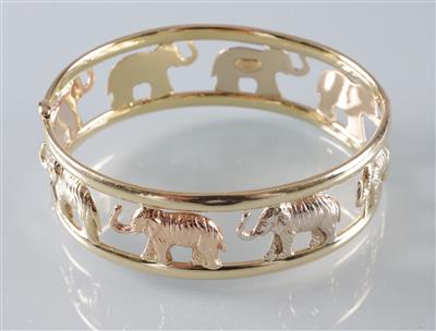 Armreifen "Elefanten" - Art, antiques and jewellery