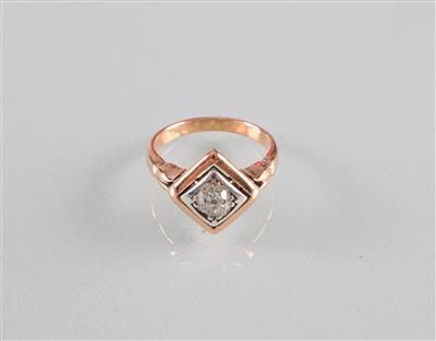 Diamantring ca.0,40 ct - Art, antiques and jewellery