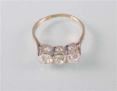 Diamantring zus. ca.1,50 ct - Umění, starožitnosti a šperky
