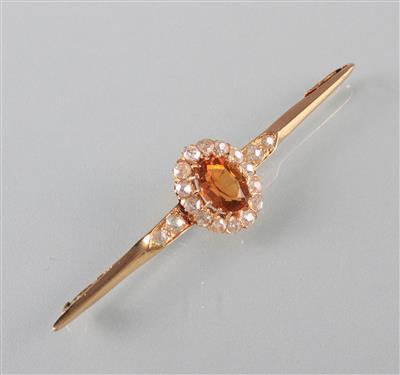 Citrin Diamant Stabbrosche - Arte, antiquariato e gioielli