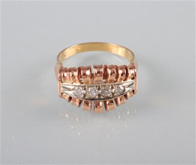 Diamantring zus. ca. 0,35 ct - Art, antiques and jewellery