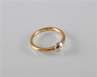 Brillantsolitärring ca.0,25 ct - Antiques, art and jewellery