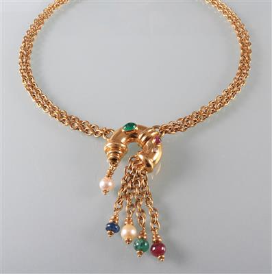 Farbstein Brillant Collier - Antiques, art and jewellery