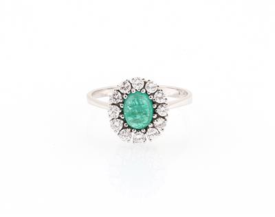 Brillant Smaragdring - Umění, starožitnosti, šperky