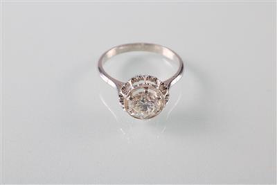 Brillant Solitärring ca. 1,20 ct - Kunst, Antiquitäten und Schmuck