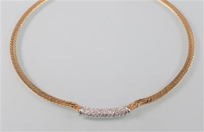 Brillantcollier ca.1 ct - Umění, starožitnosti, šperky