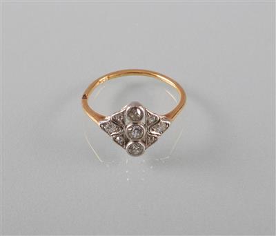 Diamantring zus. ca 0,35 ct - Kunst, Antiquitäten und Schmuck