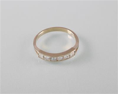 Diamantring zus. ca. 0,90 ct - Arte, antiquariato e gioielli