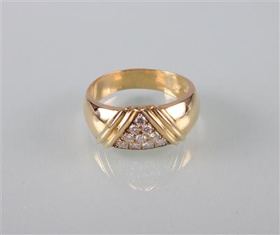 Brillantring zus. ca.0,40 ct - Antiques, art and jewellery