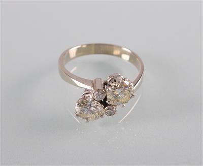 Brillantring zus. ca. 2 ct - Kunst, Antiquitäten und Schmuck