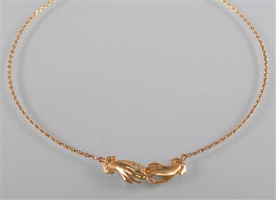 Collier mit Brillanten - Kunst, Antiquitäten und Schmuck