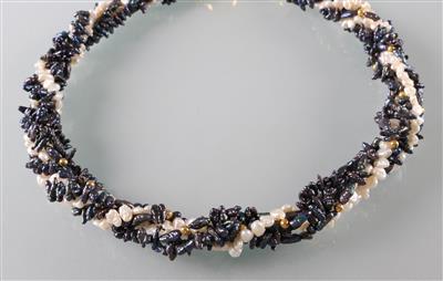 Süßwasserkulturperlencollier 6-reihig - Arte, antiquariato e gioielli