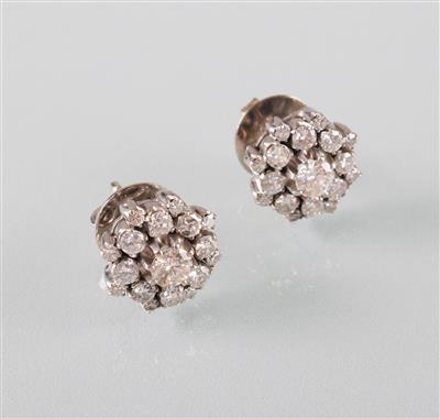 Diamant Brillant Ohrstecker zus. ca.1,50 ct - Umění, starožitnosti, šperky