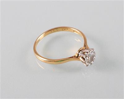 Brillant Solitärring ca. 0,40 ct - Antiques, art and jewellery