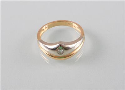 Brillantsolitärring ca.0,08 ct - Arte, antiquariato e gioielli