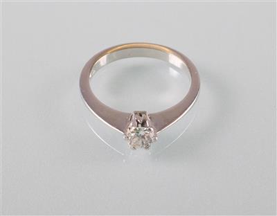 Diamant Solitärring ca. 0,35 ct - Umění, starožitnosti, šperky