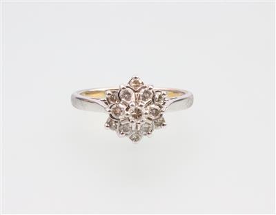 Diamantring zus. ca. 0,35 ct - Antiques, art and jewellery