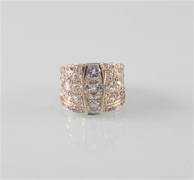 Brillant Diamantring zus. ca. 5,40 ct - Arte, antiquariato e gioielli