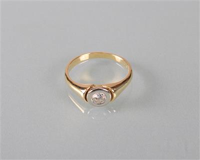 Brillant Solitärring ca. 0,25 ct - Kunst, Antiquitäten und Schmuck