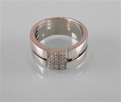 Brillantring zus. ca.0,45 ct - Umění, starožitnosti, šperky