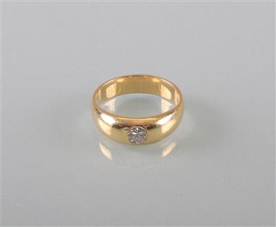 Brillantsolitärring ca. 0,50 ct - Umění, starožitnosti, šperky