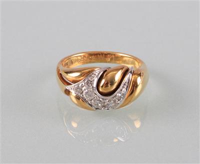 Brillantring zus. ca. 0,40 ct - Antiques, art and jewellery