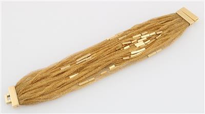 Calgaro Goldgeflechte Armband - Umění, starožitnosti, šperky