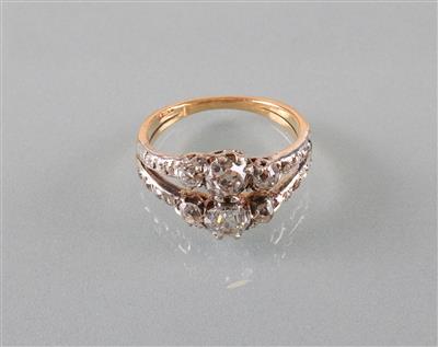 Diamantring zus. ca. 1,60 ct - Antiques, art and jewellery