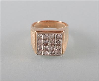 Brillantring zus. ca. 0,80 ct - Antiques, art and jewellery