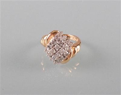 Brillantring zus. ca. 1,10 ct - Umění, starožitnosti, šperky