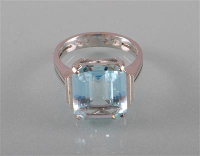 Aquamarinring - Antiques, art and jewellery