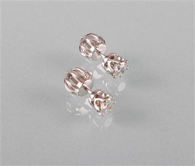 Brillant Ohrschrauben zus. ca.0,40 ct - Umění, starožitnosti, šperky