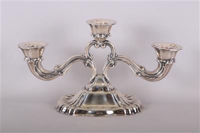 Silberner Kerzenständer 3-flammig - Antiques, art and jewellery