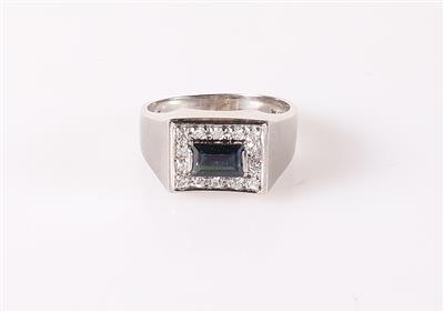 Diamant Saphirring - Antiques, art and jewellery