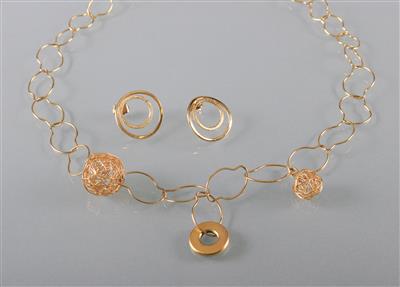 Collier und Ohrringe - Antiques, art and jewellery