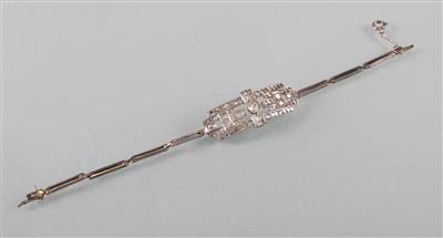 Diamantarmband zus. ca.0,90 ct - Arte, antiquariato e gioielli